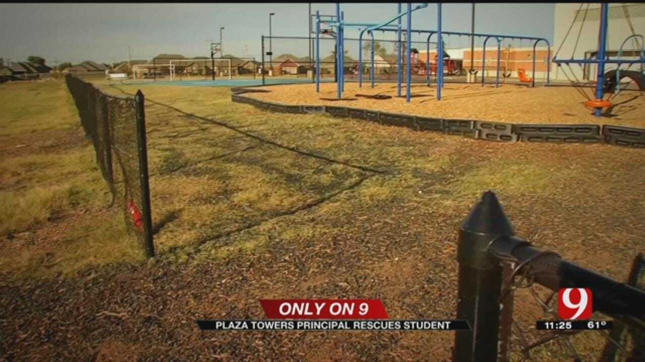 Plaza Towers Elem. Principal Saves Student From Drowning
