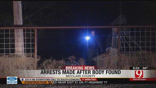 Body Found In McClain County