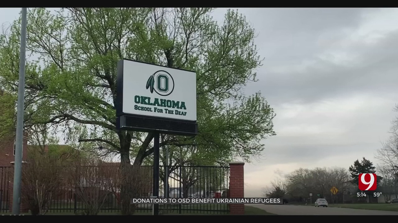 Oklahoma School For The Deaf Raises Money For Deaf Ukrainian Refugees