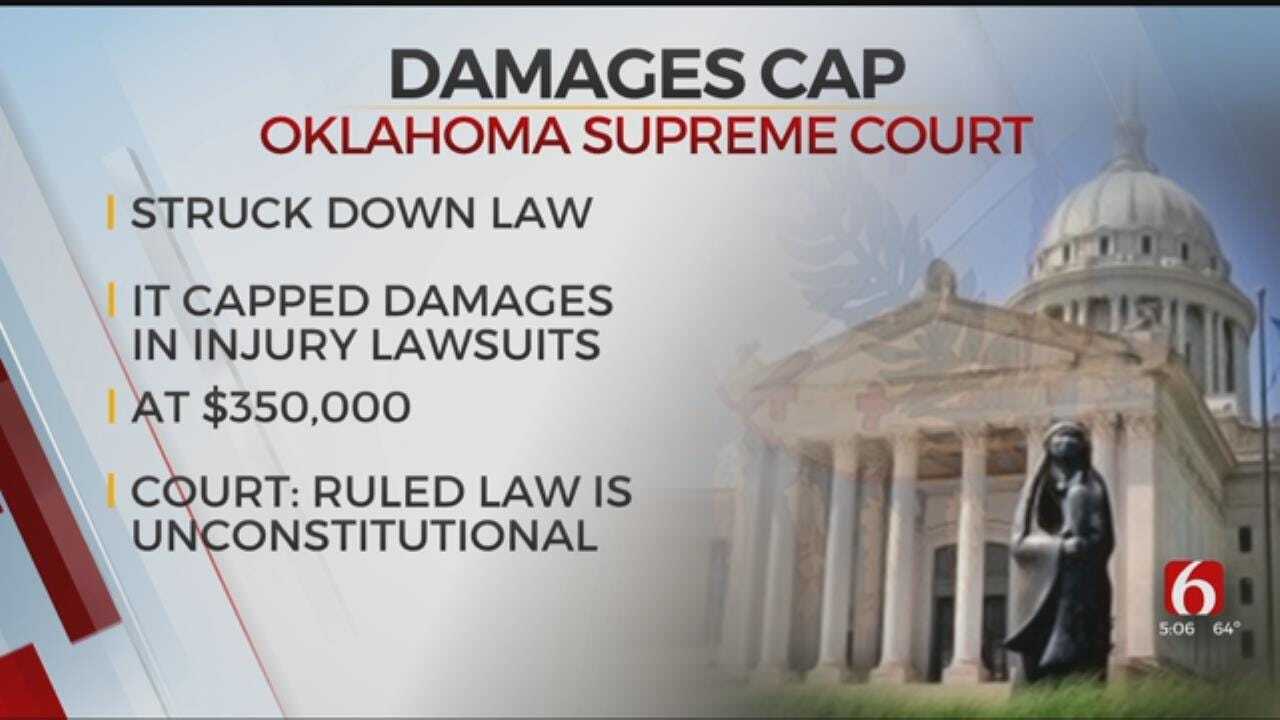 Oklahoma Supreme Court Invalidates Civil Justice Damages Cap