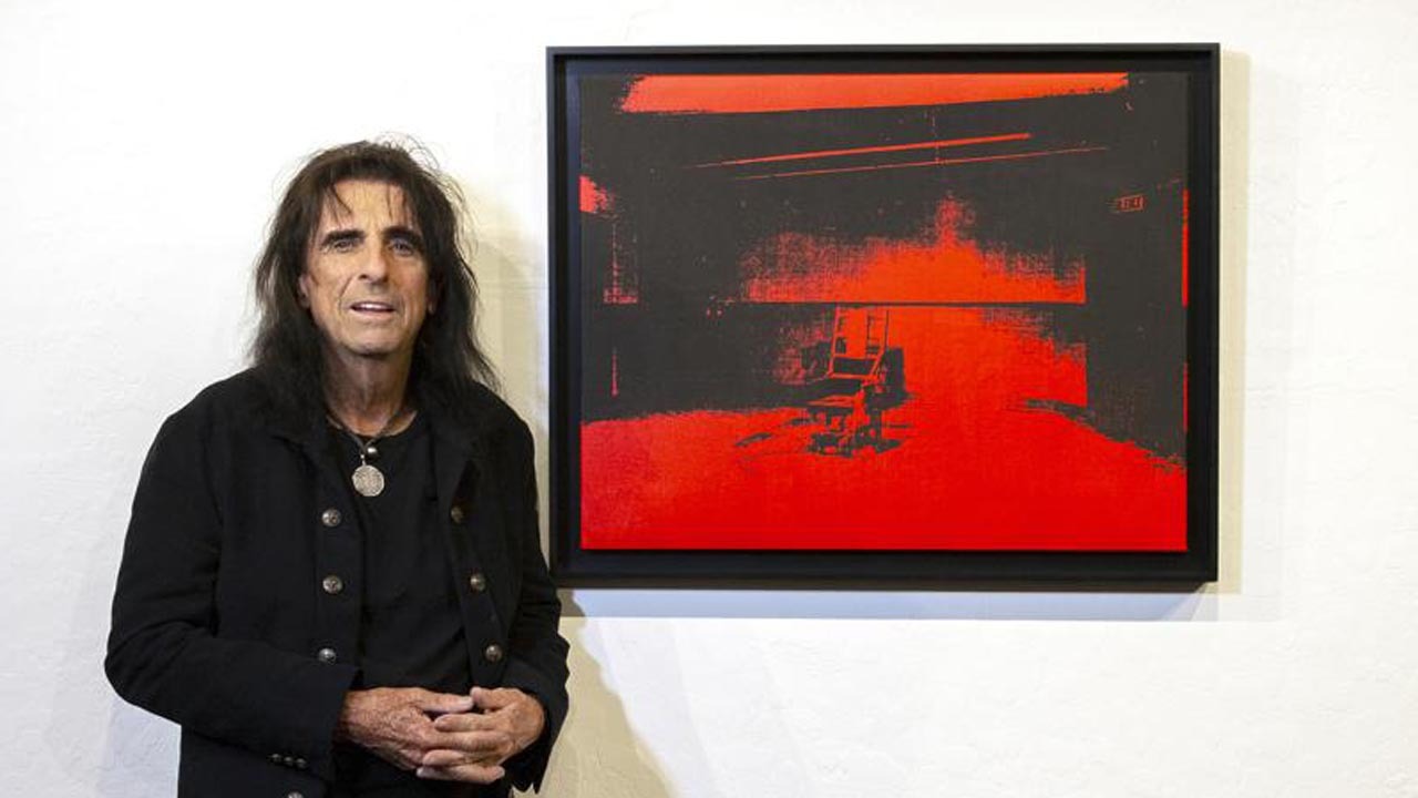Rock Legend Alice Cooper To Auction Off Andy Warhol Artwork