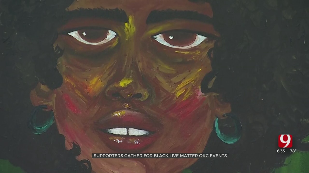Black Lives Matter OKC Features Black Artists In Plaza District