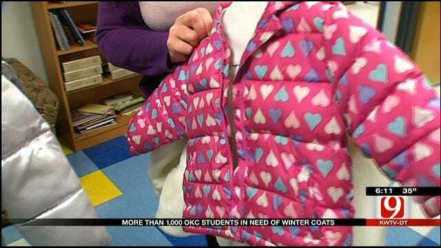 OKC Public Schools Partners With Salvation Army, Legacy Cleaners To Give Coats To Kids