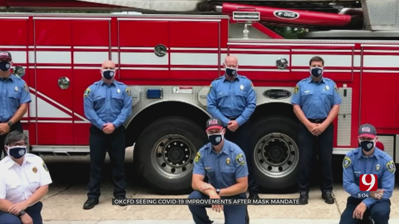 OKC FD Reduces COVID-19 Exposure After Implementing Mask Policy