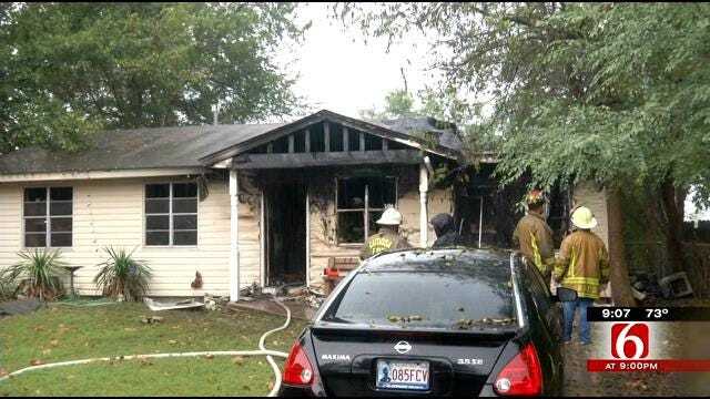 Catoosa Family Escapes House Fire Sunday Morning