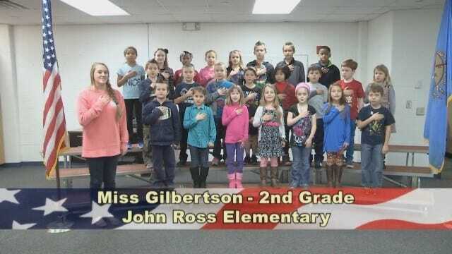 Miss Gilbertson's 2nd Grade Class at John Ross Elementary School