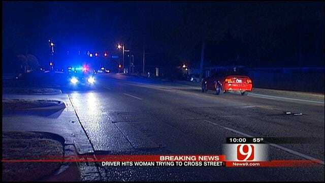 Woman Critically Injured After Being Hit By Car In NW OKC