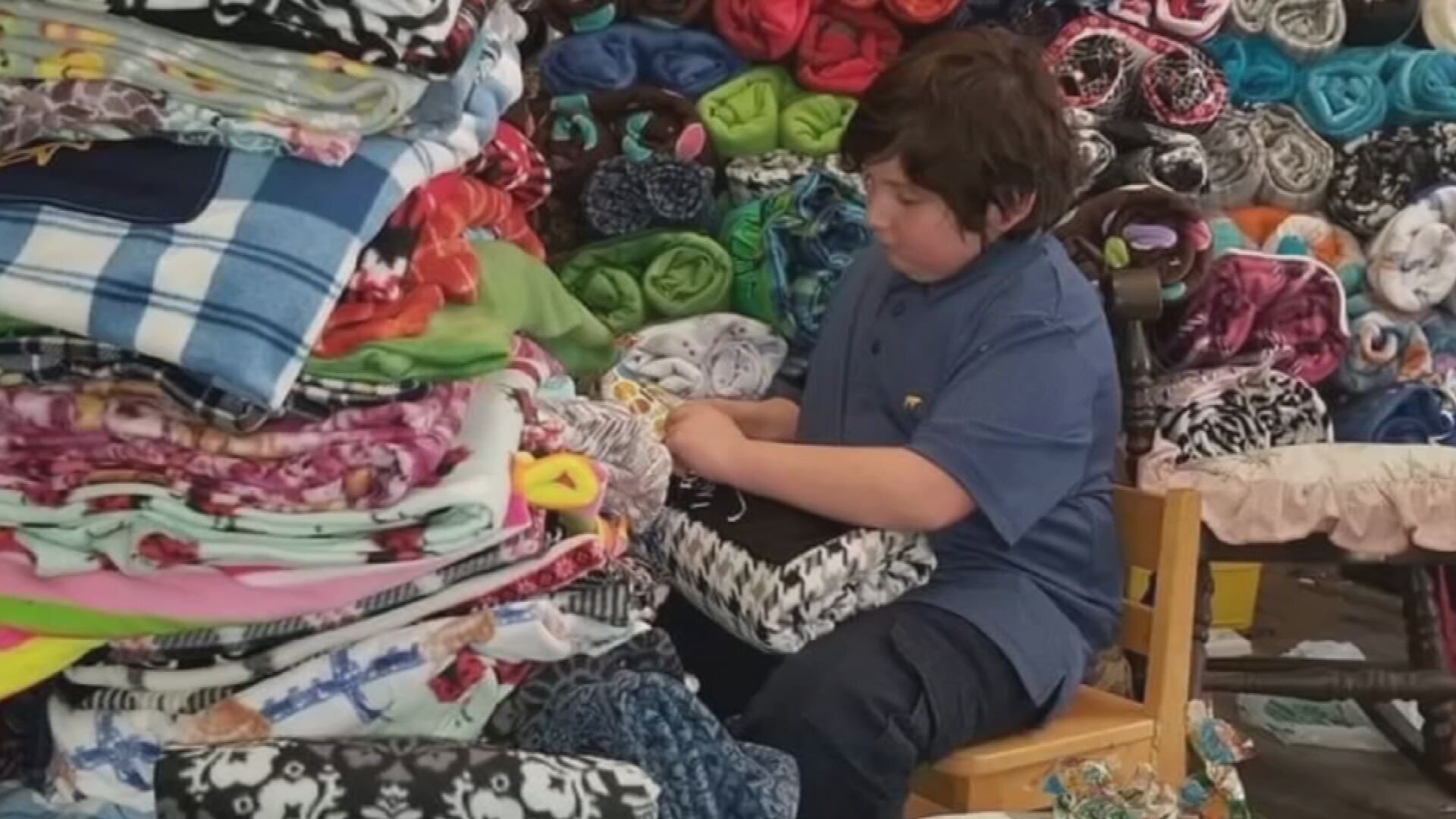Kellyville 10-Year-Old Donates Blankets To Bristow Nursing Home
