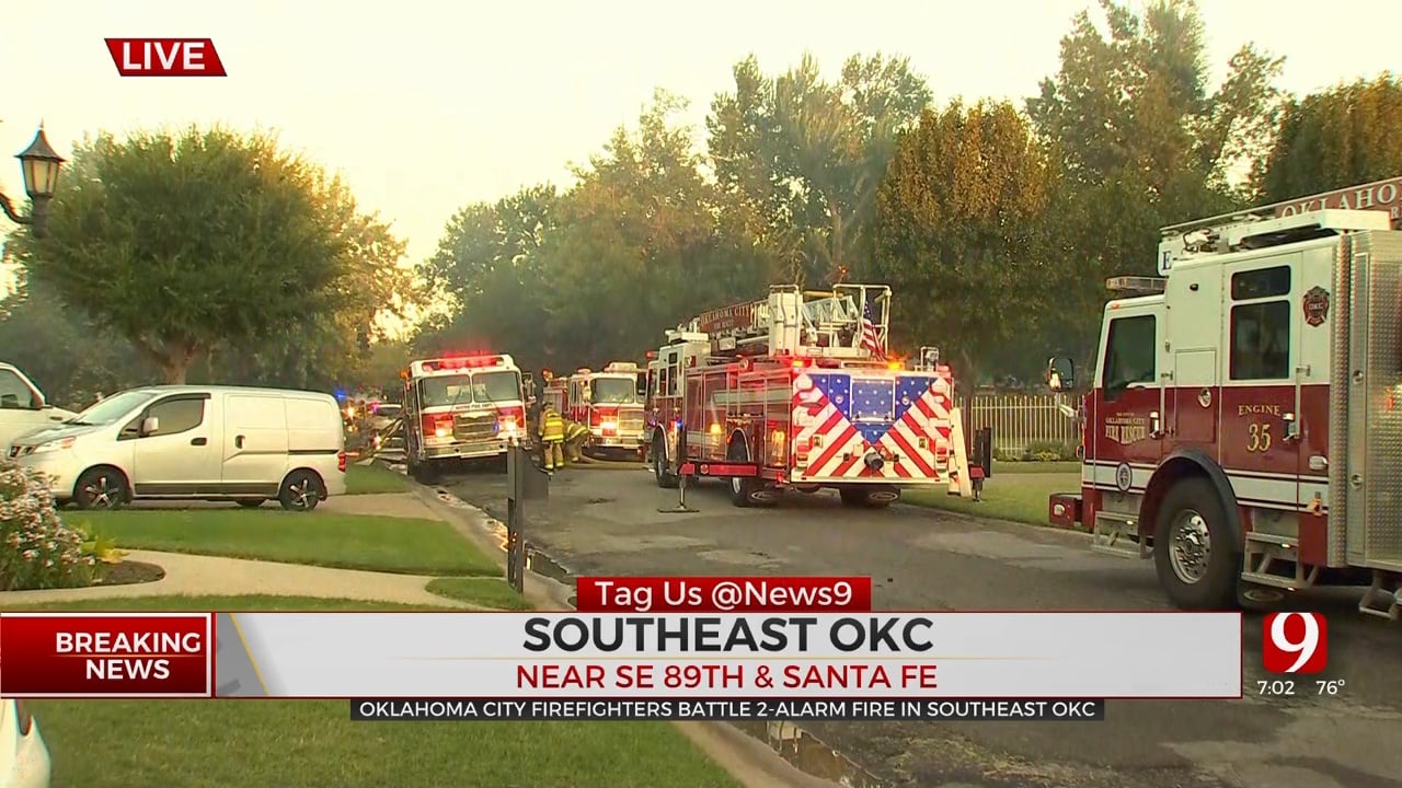 OKCFD: 1 Injured Following Structure Fire In SE OKC