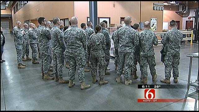 Soldiers Tour Community Food Bank Of Eastern Oklahoma