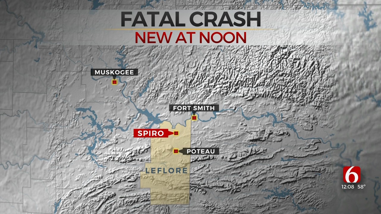 1 Dead, 1 Injured After LeFlore County Crash