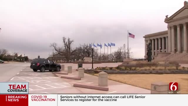Extra Security At Oklahoma Capitol, Few Protesters Present 