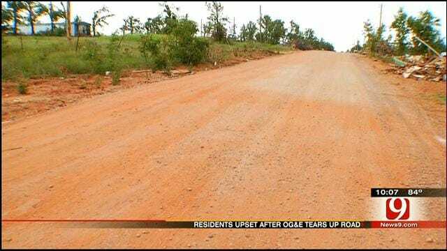 Little Axe Residents Upset Over Roads Damaged By Service Vehicles