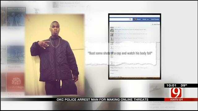 Oklahoma City Police Arrest Man For Making Online Threats