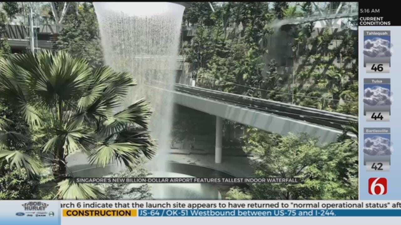 World's Tallest Indoor Waterfall Opening Soon