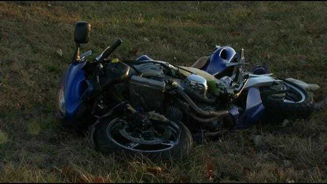 Motorcyclist Attempts To Evade Troopers, Crashes on U.S. 169