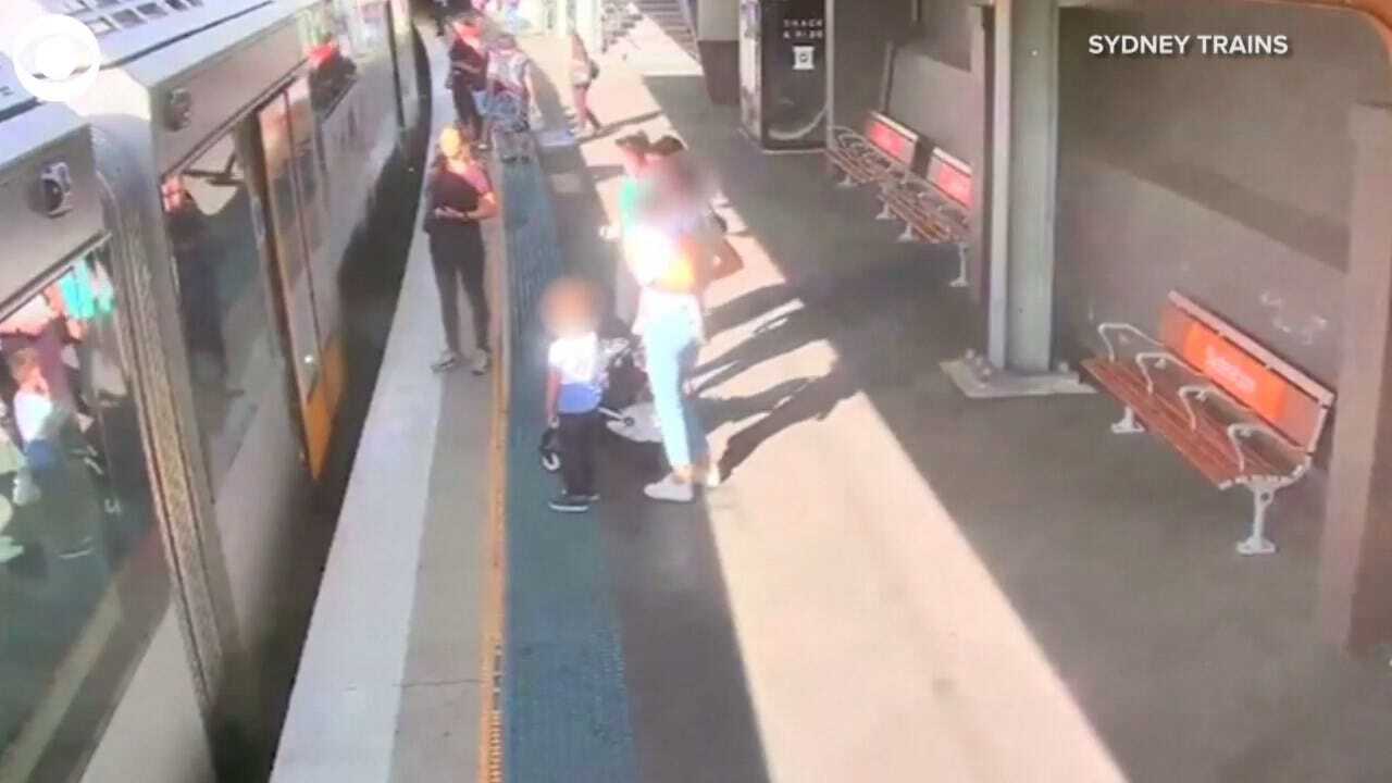 TERRIFYING: Young Boy Rescued After Falling Into Train Gap