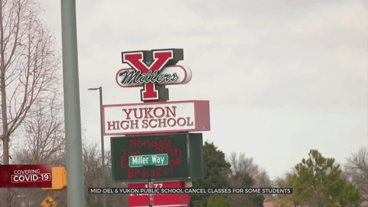Mid-Del City And Yukon Public Schools Close Until Next Week Due To COVID