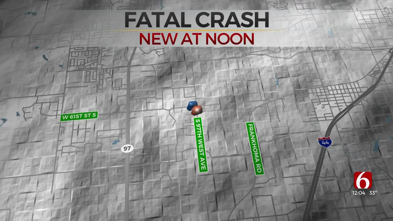 Sapulpa Man Killed In Crash In Tulsa County 