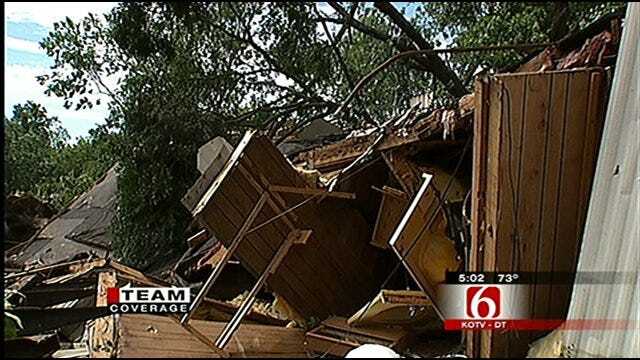 Storm Damages Homes, Trees In Wagoner