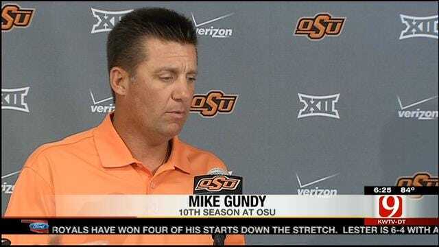 OSU's Gundy Says Garman "Much Better This Last Game"