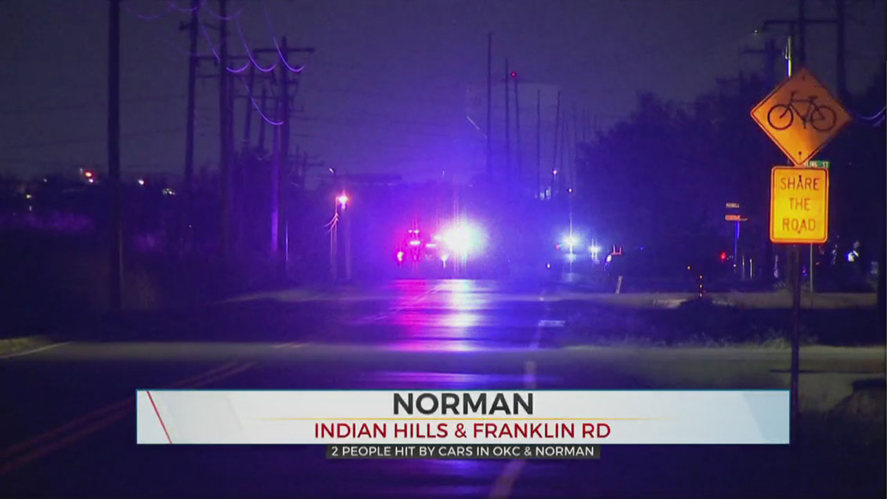 2 Hit By Cars In Separate Accidents In OKC, Norman