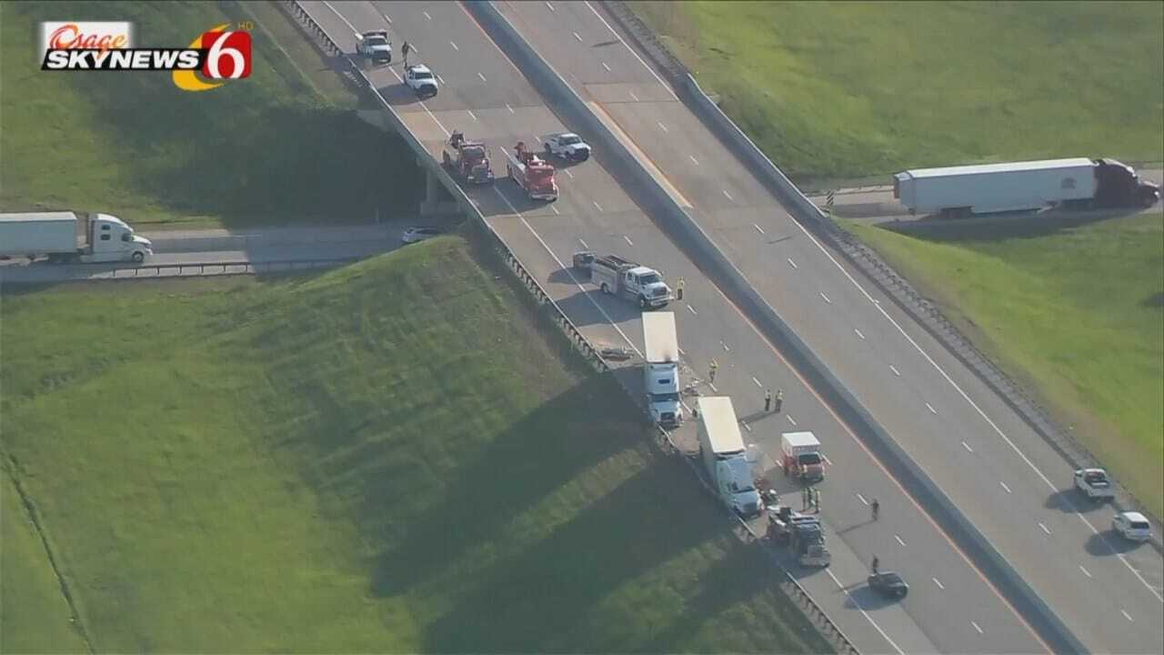 WEB EXTRA: Osage SkyNews 6 HD Video From Scene Of Turnpike Crash