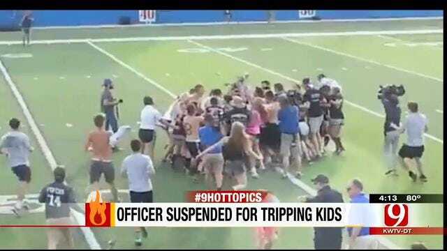 Hot Topics: Officers Suspended For Tripping Kids
