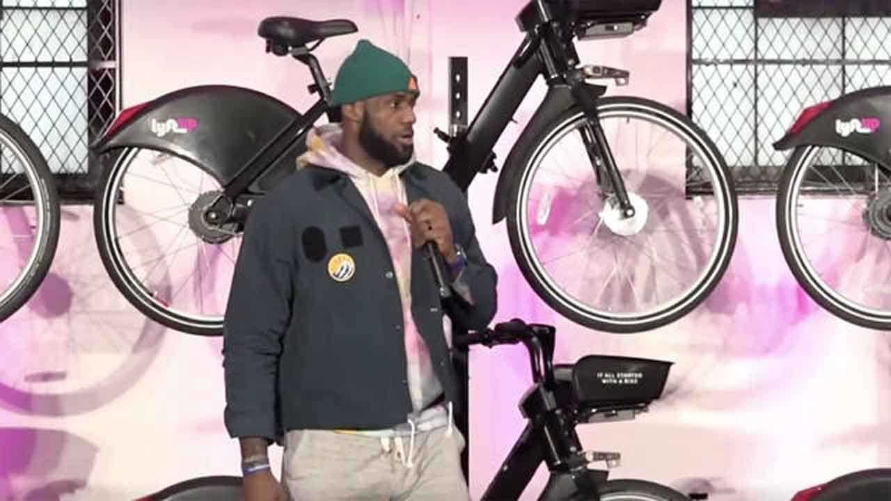 LeBron James Partners With Lyft To Give Teens Free Access To Bicycles