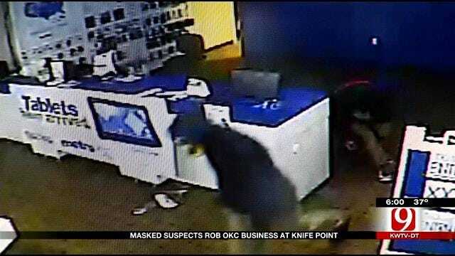 Police Search For Two Masked Suspects Who Robbed A Metro PCS