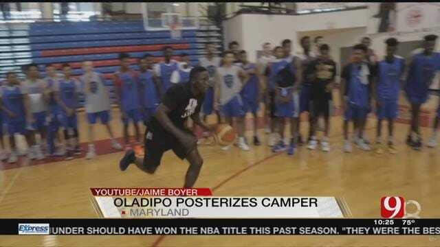 Victor Oladipo Throws Down Windmill Dunk on Camper