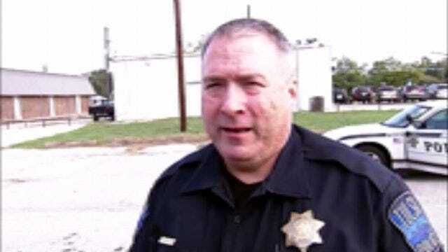 WEB EXTRA: Tulsa Police Cpl. Mark Shelton Talks About Motorcyclist Arrest