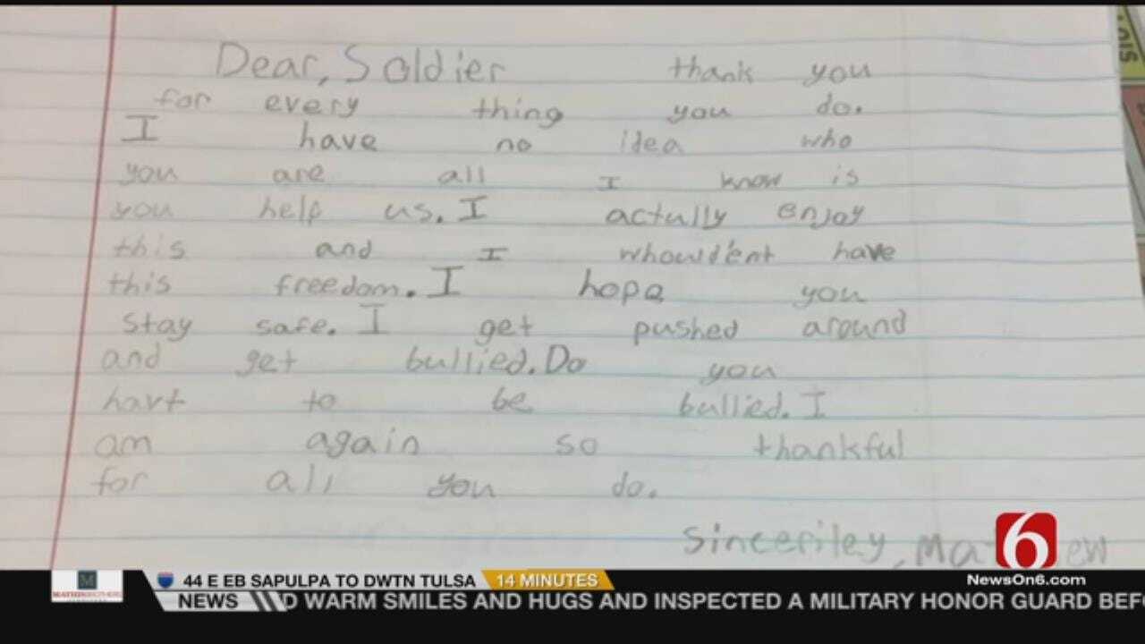 Letter Unites Oklahoma Soldier With 'Child,' 10 Years Later