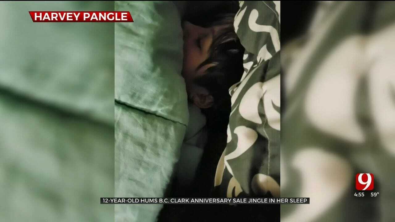 12-Year-Old Hums BC Clark Jingle In Her Sleep