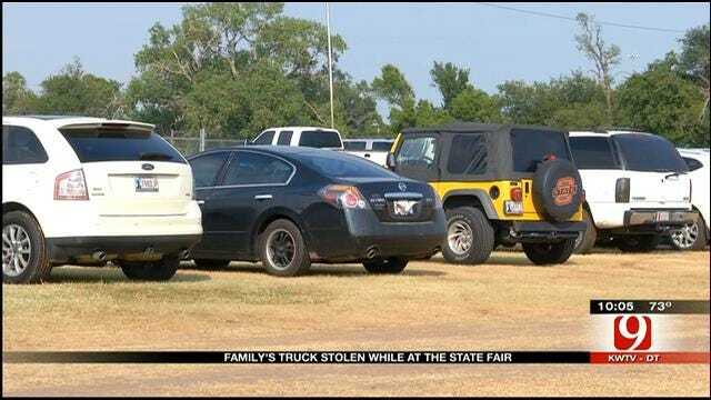 Thieves Swipe Family's Truck At Oklahoma State Fair