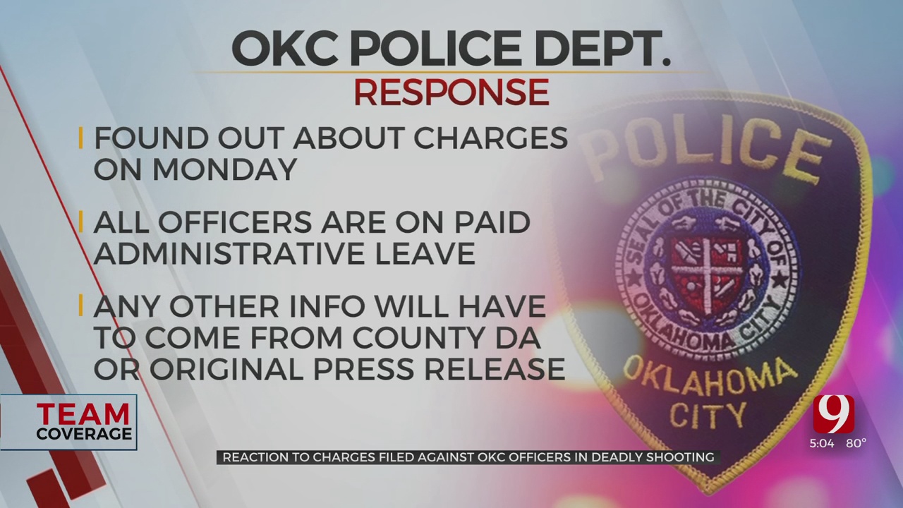 Police Leaders, Rodriguez's Mother React To Charges Filed Against OKC Police Officers