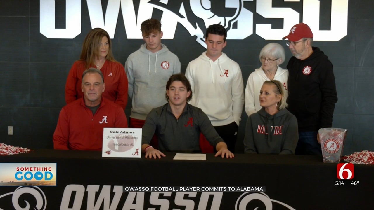 Owasso's Cole Adams Signs With Alabama As Part Of Nation's Top-Ranked Recruiting Class