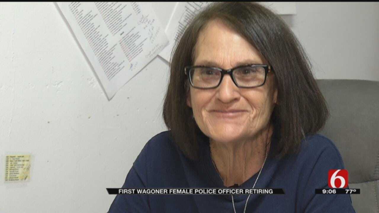 Wagoner Police Department's First Woman Officer Retires
