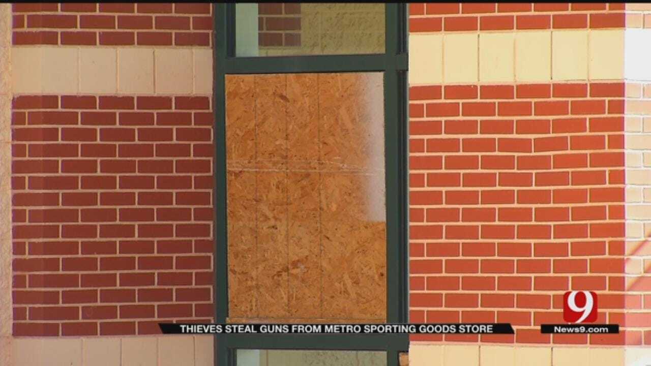OKC Police: Multiple Guns Stolen From Sporting Goods Store, $5,000 Reward Offered