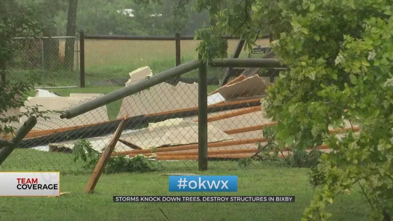 Storms Destroy Structures, Knock Down Trees In Bixby