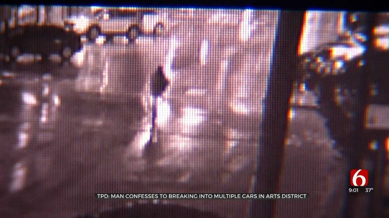 Tulsa Police: Man In Custody After Admitting To Car Burglary