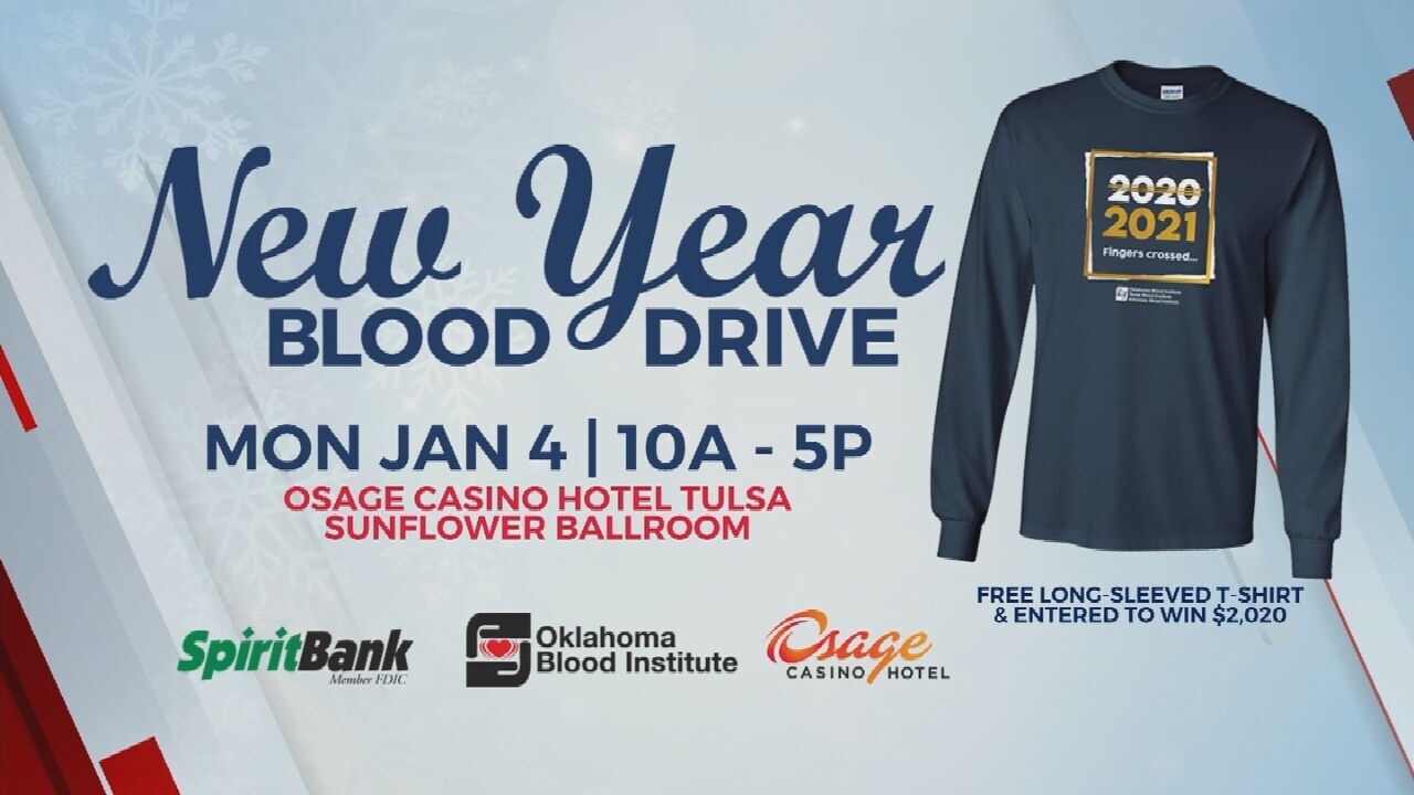 Oklahoma Blood Institute Hosts New Year's Blood Drive