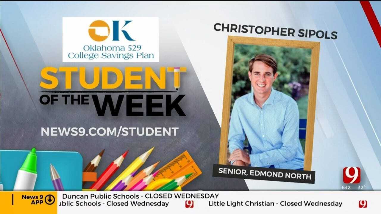 Student Of The Week: Christopher Sipols, Edmond North Senior