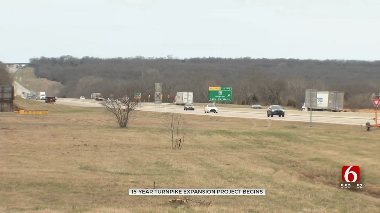 Turner Turnpike Expansion Project From 'Access Oklahoma' Begins Phase 1