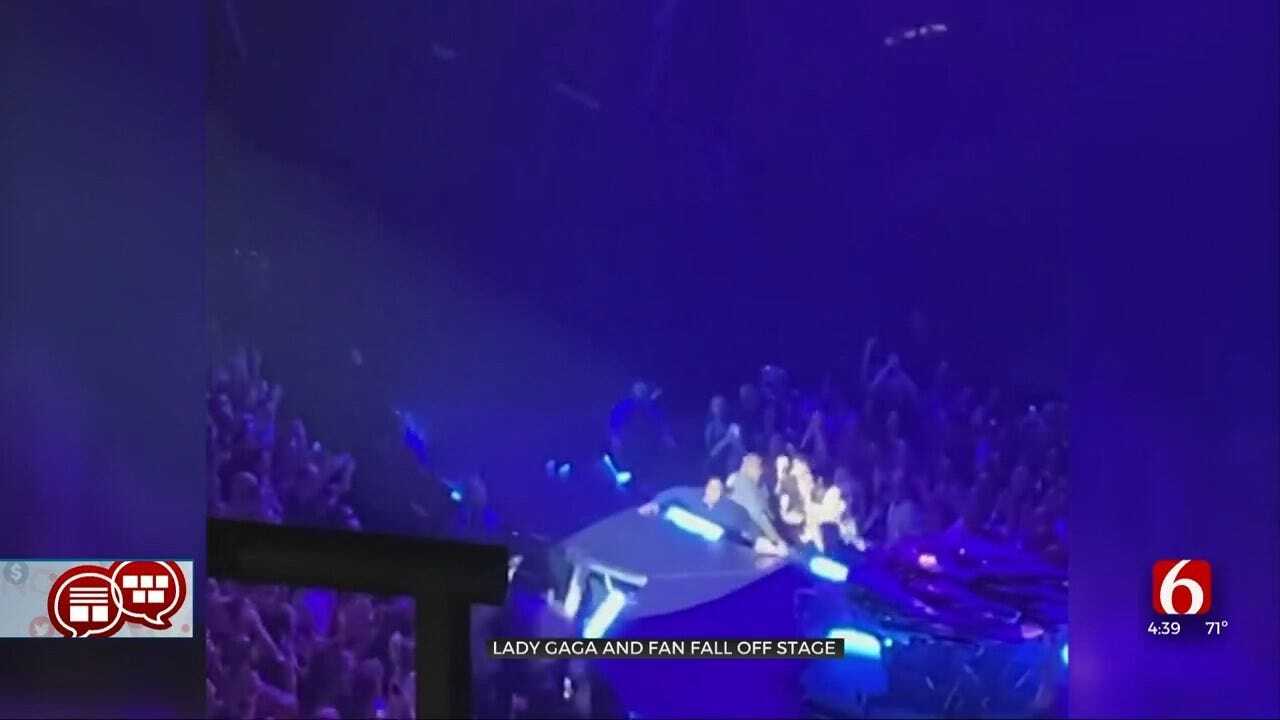 Something To Talk About: Lady Gaga Falls Off Stage
