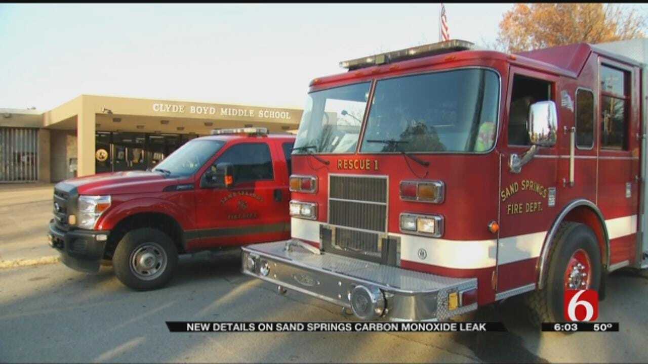 Sand Springs Middle School Remains Closed After Carbon Monoxide Leak