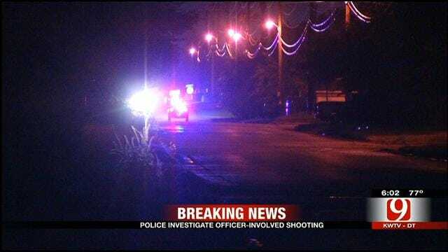 Police Seek Suspect Who Shot At Officer In NW OKC