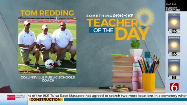 Teacher Of The Day: Tom Redding