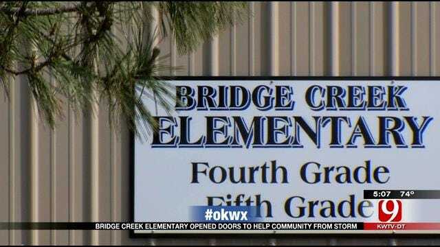 Bridge Creek Elementary Provided Shelter For Community During Tornado