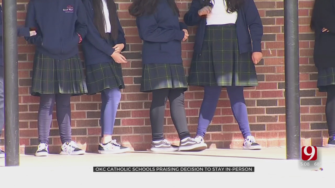 OKC Catholic Schools Praise Decision To Remain In-Person During COVID-19 Pandemic 